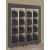 Built-in combination of two professional multi-temperature wine display cabinets - Standing bottles - Flat frame