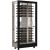 Multi-temperature wine display cabinet for storage and service - 4 glazed sides - Mixed shelves