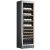 Single temperature built in wine storage and service cabinet - Stainless steel front - Inclined bottles and sliding shelves