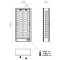 Combination of 5 professional multi-temperature wine display cabinets - 36cm deep - 3 glazed sides - Magnetic and interchangeable cover