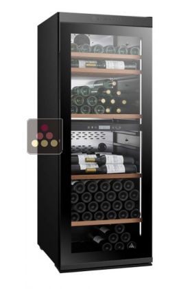 Connected 2 temperature wine cabinet for service and storage 