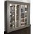 Freestanding combination of 2 modular multi-purpose wine display cabinets - Mixed shelves - Professional use - 36cm deep