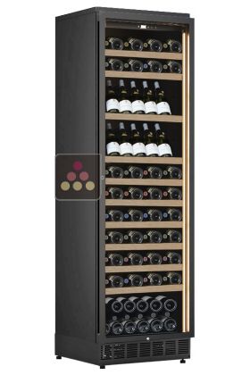 Single temperature built in wine cabinet for storage or service - Mixed shelves
