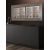Built-in combination of 2 multi-temperature wine display cabinets - 36cm deep - Standing bottles - Flat frame