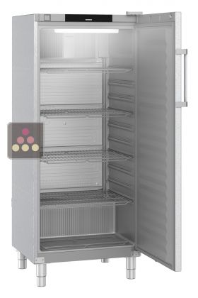 Forced-air professional refrigerator - GN 2/1 - ABS interior - Stainless steel exterior - 432L