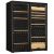 Combination of a single temperature wine cabinet and a multipurpose wine cabinet - Storage/sliding shelves