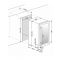 Dual temperature wine service cabinet - can be built-in under a counter