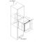 Dual temperature built-in wine service cabinet 