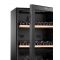 Dual temperature wine service and ageing cabinet