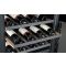 Dual temperature wine cabinet for service