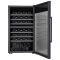Dual temperature wine cabinet for service