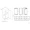 Built-in refrigerator with customizable front panels  - 205L