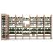Arrangement of 594 bottle cellars - 6 wooden cases - 20 magnums - Specific manufacturing - Wood System
