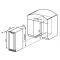 Dual temperature built in wine service cabinet - 72cm Door