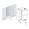 Drawer trimode built-in refrigerator or freezer with with customizable facade pannel