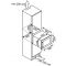 Single temperature built in wine service cabinet
