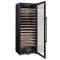 Connected mono or multi-temperature wine cabinet for service and storage with smart shelves