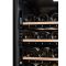 Connected mono or multi-temperature wine cabinet for service and storage with smart shelves