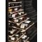 Connected mono or multi-temperature wine cabinet for service and storage with smart shelves