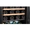 2 temperature wine cabinet for service 