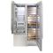 Combined 328L fridge/freezer and 2-temperature serving and storage wine cellar