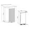 Built-in single-temperature wine cabinet for service or storage