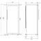 Wine service or preservation cabinet - Stainless steel cladding - Vertical bottles