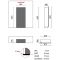 Built-in wine cabinet - Pro - Horizontal bottles - 38cm deep