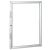 Glass door with silver profile for Artevino Wine Cabinet Oxygene 