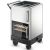 Outdoor mobile bar with refrigerated cabinet and insulated presentation bin with protective cover, chopping board and serving tray - Occasion