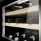Outdoor mobile bar with refrigerated cabinet and insulated presentation bin with protective cover, chopping board and serving tray - Occasion