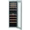 Multi-purpose wine cabinet for the storage and service of wine - can be fitted - White glass door - Exposition Model
