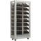 Wine display cabinet - Pro - 3 glazed sides - Wooden cladding - Inclined bottles 