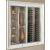 Built-in combination of 2 professional refrigerated display cabinets for wine, cheese and cured meat - Curved frame