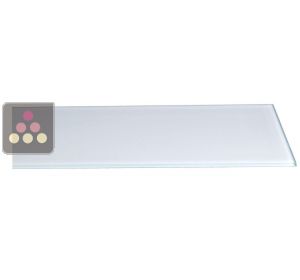 Tempered glass shelf for display cabinet for gastronomy and delicatessen display cases CALICE DESIGN