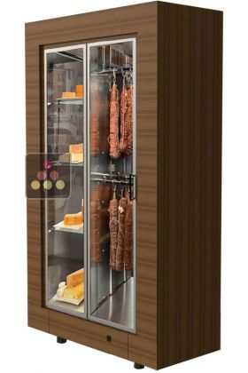 Freestanding cheese and delicatessen cabinet for storage or service
