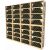 Wooden storage rack for 576 bottles