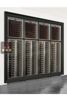 Combination of 8 built in modular multi purpose wine cabinets