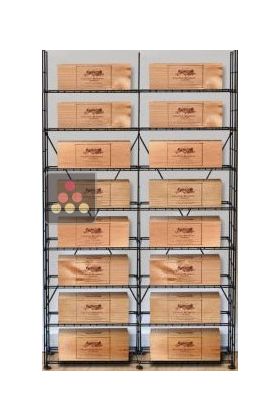 Storage solution for 16 wine cases