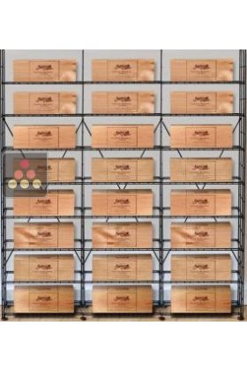 Storage solution for 24 wine cases