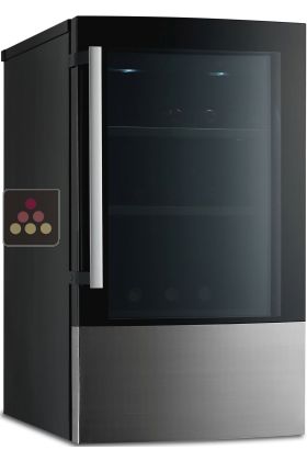 Single temperature wine service cabinet