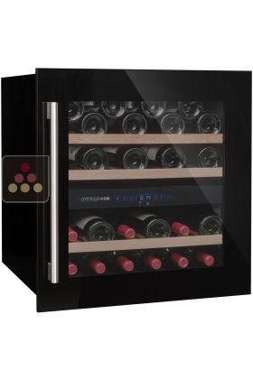 Dual temperature built in wine service cabinet