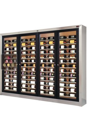 Customised display case for wine preservation and service