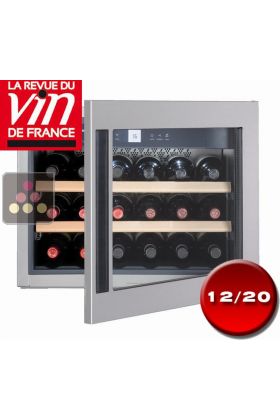 Single-temperature wine cabinet for storage or service