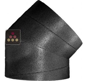 Semi-rigid polyethylene duct for Friax cellar air conditioner - 45° Bend - Inner diam. 180mm FRIAX