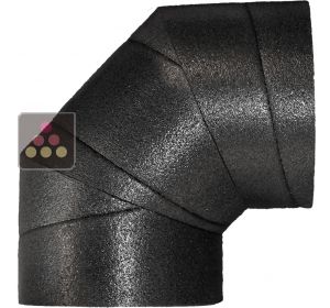 Semi-rigid polyethylene duct for Friax cellar air conditioner - 90° Bend - Inner diam. 160mm FRIAX