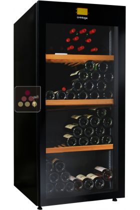 Single temperature wine storage or service cabinet - Left hinged