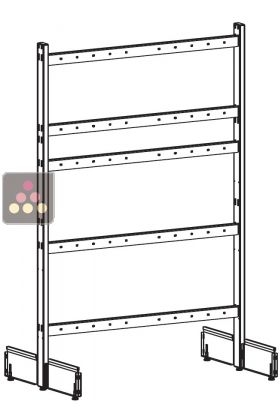 Front and back Visiotyle unit 4 columns - 12 levels