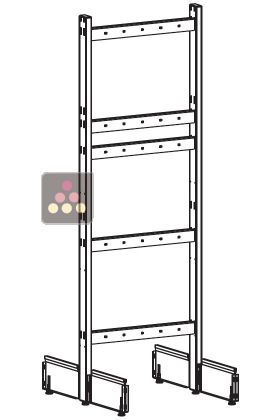 Front and back Visiostyle unit 2 columns - 12 levels for Visiotyle