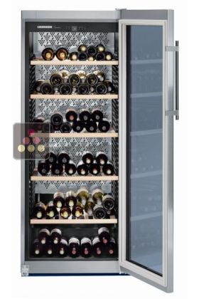 Single temperature wine storage or service cabinet